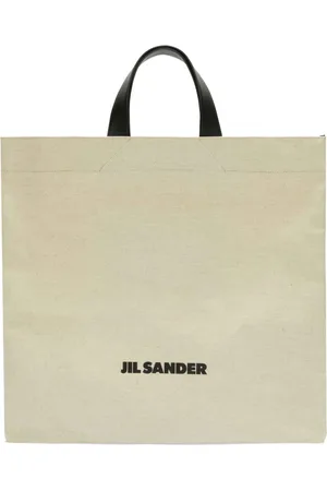 Jil Sander Logo-print cotton tote bag