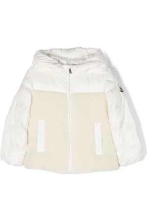Moncler Fleece-panelling padded jacket