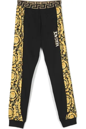 Versace Kids Barocco-print stretch-cotton Leggings - Farfetch