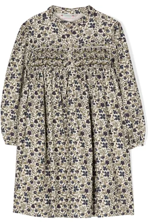 BONPOINT Floral-print flared dress