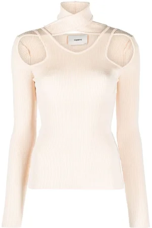 COPERNI Cut-out detail knitted top