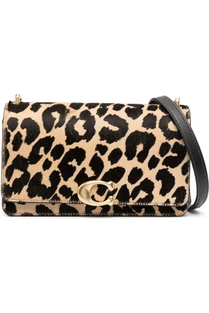 Coach Bandit Leopard Print Shoulder Crossbody Bag - Leopard