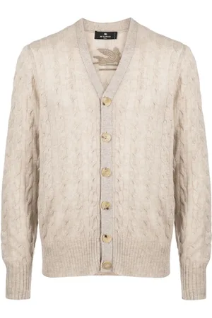 Etro Cable-knit cashmere cardigan