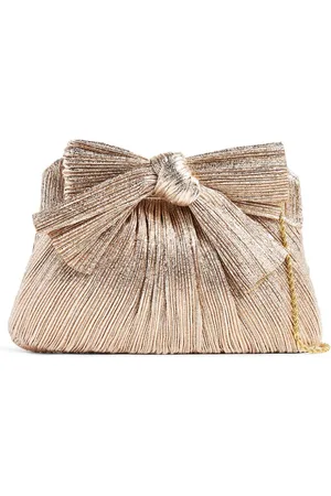 Loeffler Randall Rayne pliss??-effect clutch bag