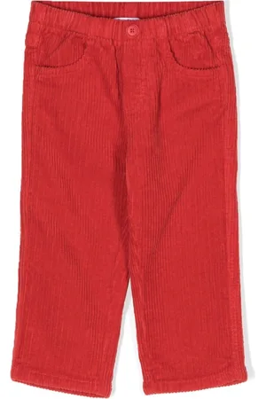 Deep Red Corduroy Trousers | Men's Country Clothing | Cordings EU