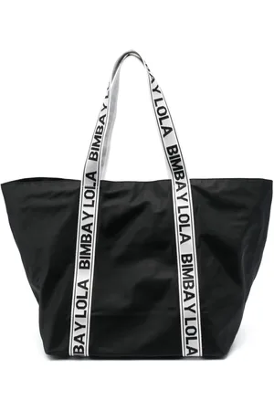Bimba y Lola Extra Large logo-strap Tote Bag - Farfetch