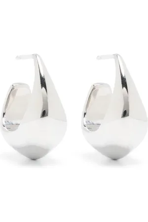 LEMAIRE Small curved drop earrings