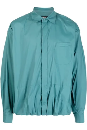 SONGZIO Spread-collar long-sleeve shirt