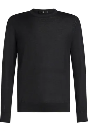 Etro Logo-embroidered crew-neck jumper