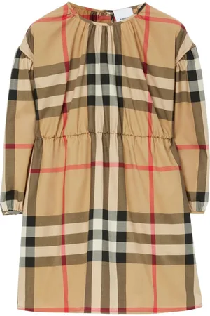 Burberry Vintage Check-print stretch-cotton dress