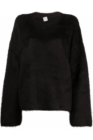Totême Round neck textured jumper