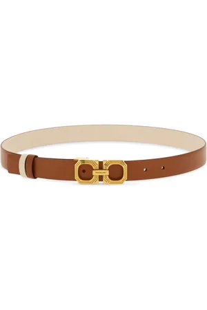 Salvatore Ferragamo Gancini-buckle leather belt