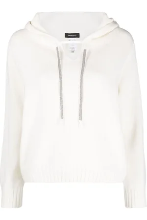 Fabiana Filippi Hooded V-neck jumper