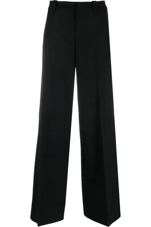 Pinko Pressed-crease wide-leg trousers