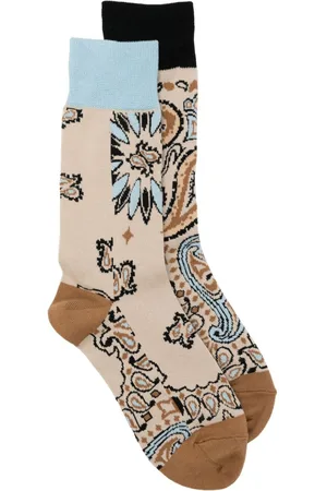 Sacai star-print Calf Socks - Farfetch