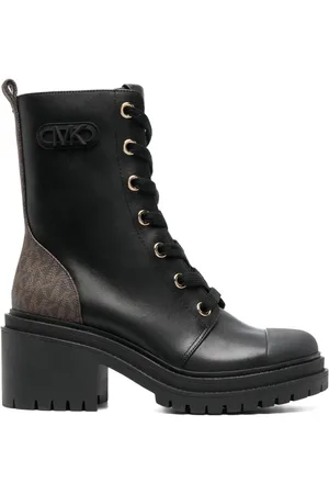 Michael Kors Hanley 75mm leather combat boots