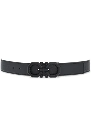 Salvatore Ferragamo Logo-buckle leather belt