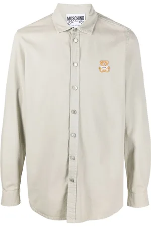 Moschino Teddy Bear-motif cotton shirt