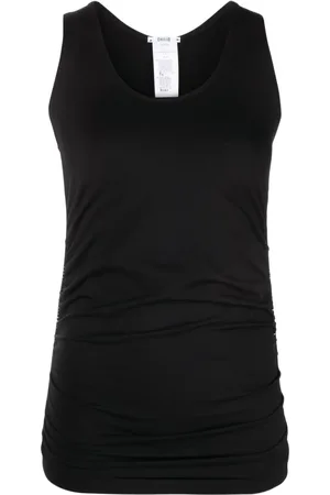 Wolford Women's Beauty Cotton Sleeveless Tank Top Shirt, Black