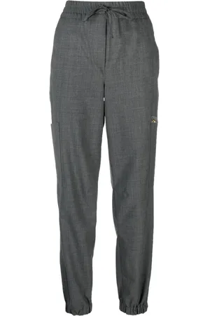 SEMICOUTURE Tapered drawstring trousers