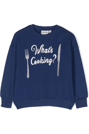 Mini Rodini Slogan-print organic cotton sweatshirt