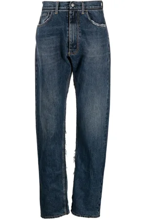 Maison Margiela X Pendleton yoke-detail tapered jeans