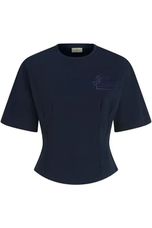 Etro Pegaso-appliqu?? cotton T-shirt