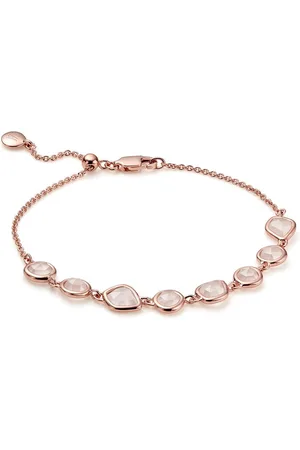 Monica Vinader 18kt rose gold Siren Mini Nugget Cluster bracelet