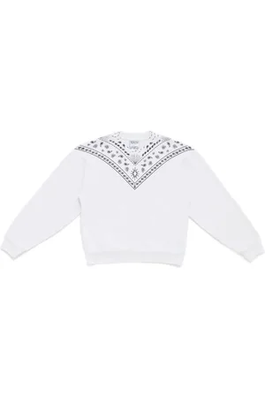 MARCELO BURLON Bandana-print cotton sweatshirt