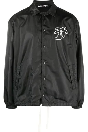 Palm Angels Logo-patch lightweight jacket