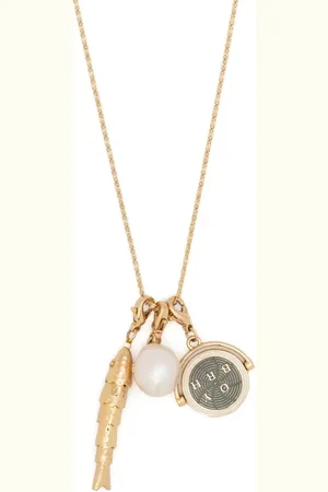Tory Burch Statement-pendant chain necklace