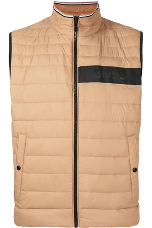 BOSS - BOSS x NFL water-repellent padded gilet with collaborative branding