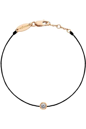 Redline 18kt rose gold Pure diamond string bracelet