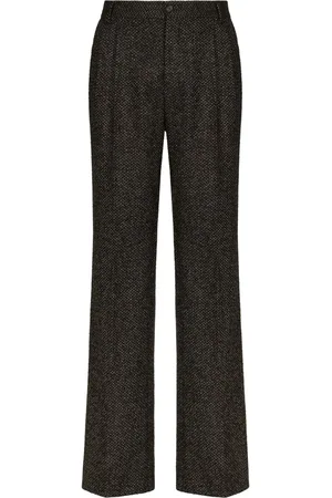 Dolce & Gabbana Straight-leg stretch-wool trousers