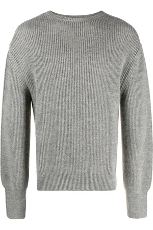 There Was One Two-tone ribbed-knit jumper
