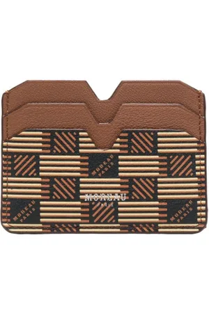 MOREAU Monogram-pattern leather wallet