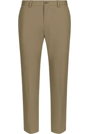Dolce & Gabbana Mid-rise tapered chino trousers