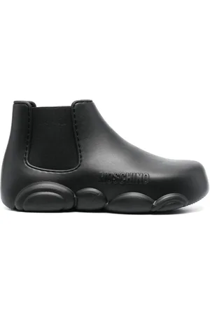 Moschino Gummy 40mm logo-embossed ankle boots