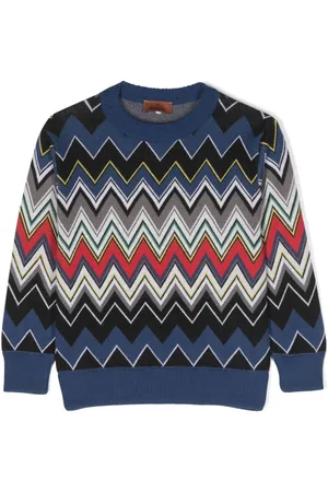 Missoni Zigzag-woven crew-neck jumper