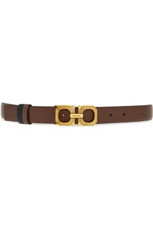 Salvatore Ferragamo Gancini-buckle leather belt