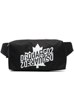Buy Dsquared2 Icon Logo Print Duffel Bag | Black Color Men | AJIO LUXE