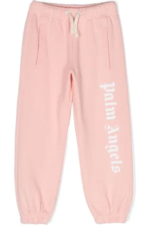 Palm Angels Logo-print cotton track trousers