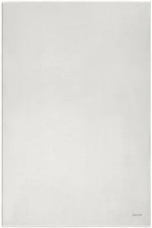 Salvatore Ferragamo Logo-embroidered cashmere shawl