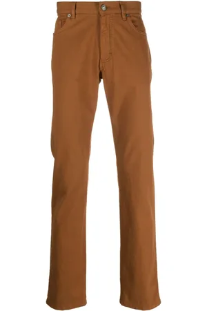 Ermenegildo Zegna Roccia mid-rise straight-leg trousers