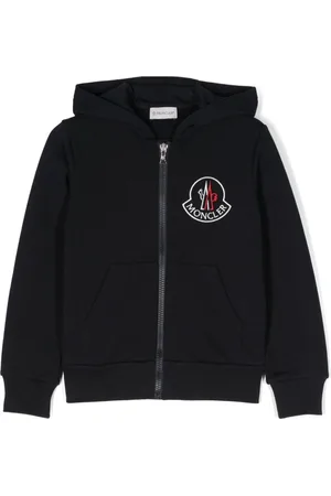 Moncler Logo-patch zip-fastening hoodie