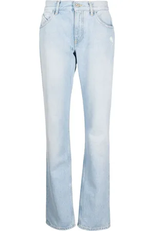 The Attico Girlfriend straight-leg jeans