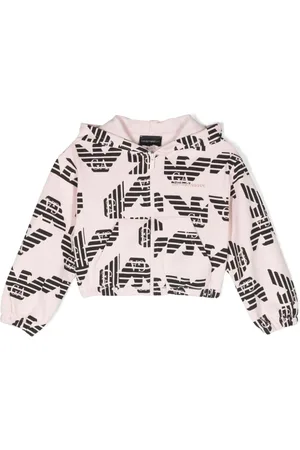 Emporio Armani Logo-print cotton hoodie