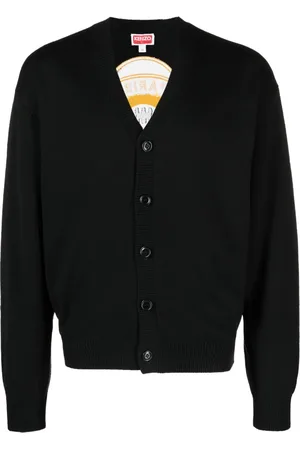 Kenzo Boke flower-embroidery V-neck cardigan