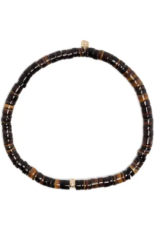 Sydney Evan 14kt yellow gold diamond beaded bracelet