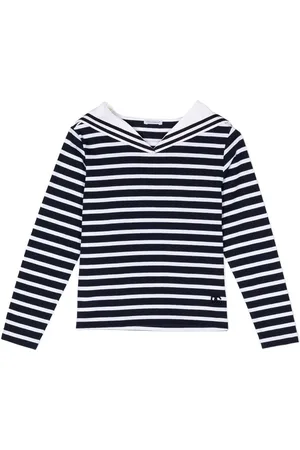 Dolce & Gabbana Stripe-print star-patch top